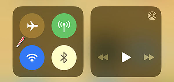 check airplane mode