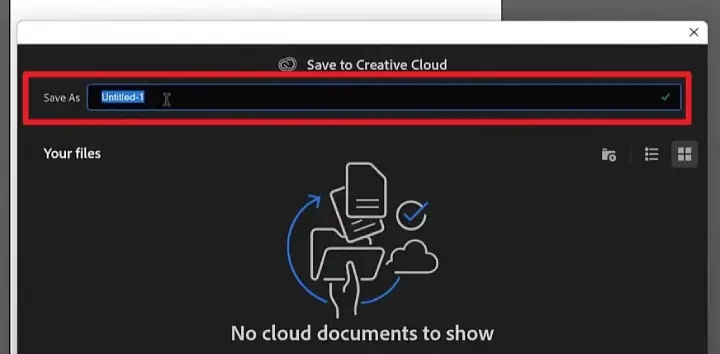 Illustratorファイルの保存先を選択する