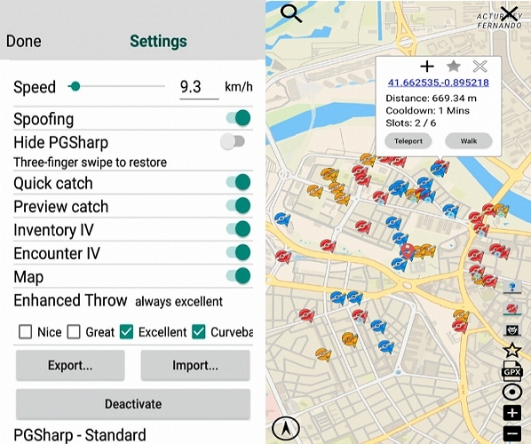 PGSharpの有料版機能