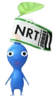 手荷物タグ 青ピクミン