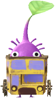 ペーパークラフト 紫ピクミン ペーパークラフト 紫ピクミン
