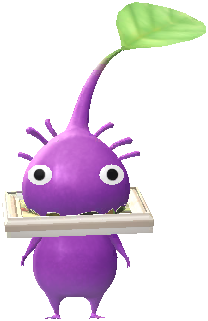 がくぶち 紫ピクミン がくぶち 紫ピクミン