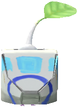 ペーパークラフト 白ピクミン ペーパークラフト 白ピクミン