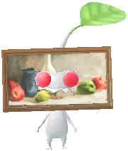 がくぶち 白ピクミン がくぶち 白ピクミン