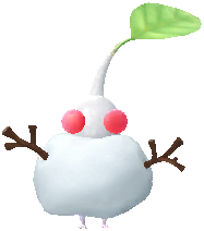 雪の日 白ピクミン 雪の日 白ピクミン