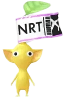 手荷物タグ 黄ピクミン