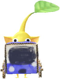 ペーパークラフト 黄ピクミン ペーパークラフト 黄ピクミン