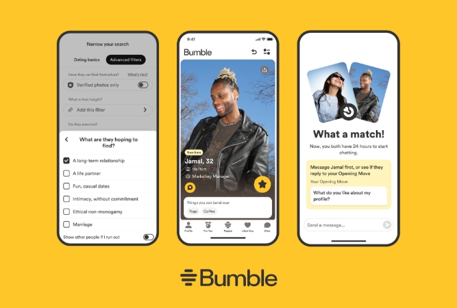 Bumble アプリ