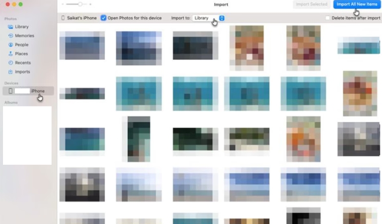 Macでの写真アプリ起動