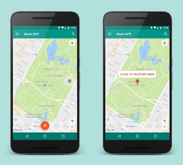 Mock GPS with Joystick位置変更