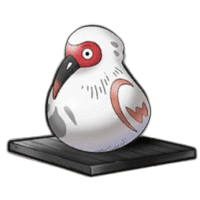 珍しい鳥の置物