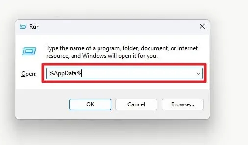 AppDataフォルダを開いてIllustratorの復元を行う