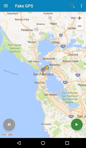Fake GPS Locationアプリを起動