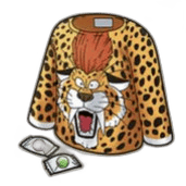 ヒョウ柄のシャツ