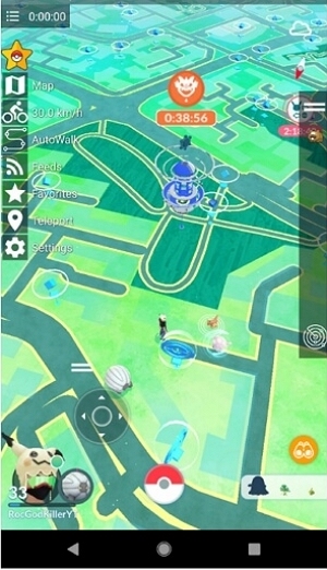 PGSharpの利用画面