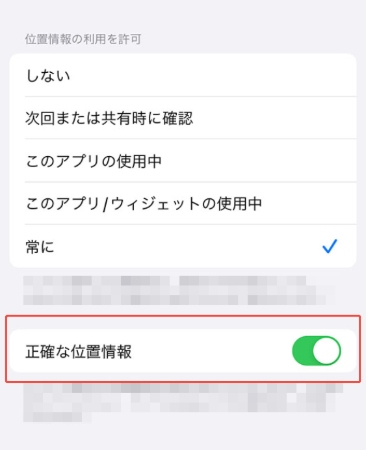 ピクミンブルーム 正確の位置情報　設定