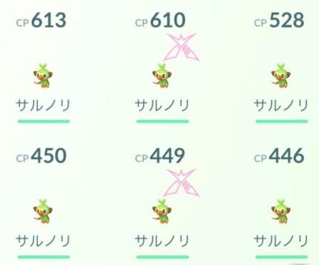 ポケモンGOのサルノリ