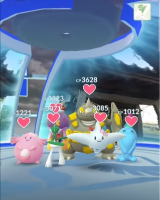 ポケモンGOのジム防衛