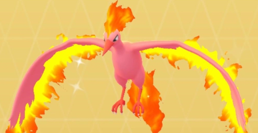 ポケモンGOのファイヤー 色違い