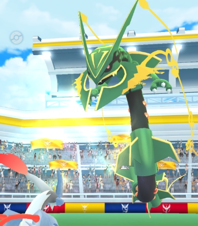 ポケモンGO レックウザ 伝説メガレイド
