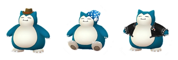 姿違いカビゴン