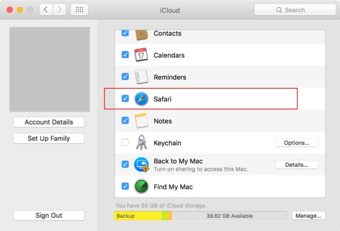 iPhone Safariブックマーク復元