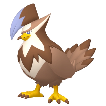 ポケモンGO色違いのムクホーク
