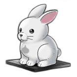 うさぎの置物