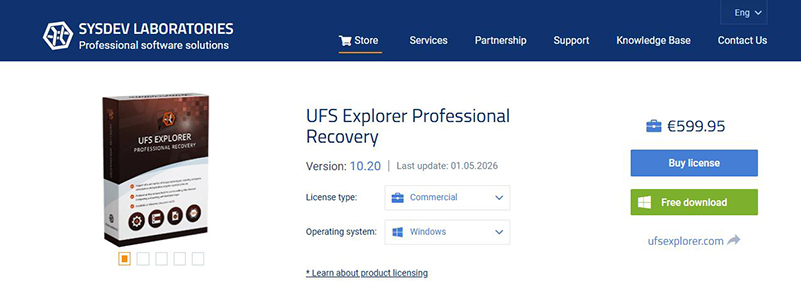 UFS Explorer ssd データ 復元