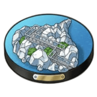 白岩の海岸の置物