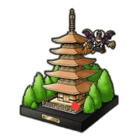 羽黒山五重塔の置物