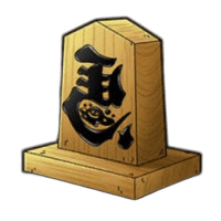 将棋の駒の置物
